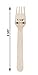 Ecodesign Disposable 50-Piece Palm Leaf Dinnerware - Appetizer Sides Dessert 7 Plates Pack (25) w/ Wood Forks (25) - Compostable