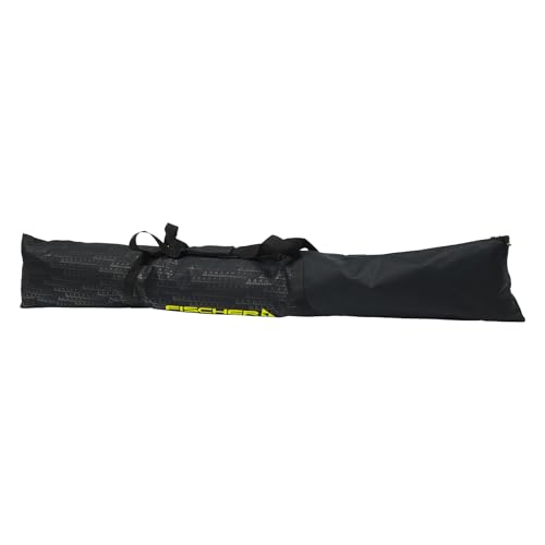 Fischer Skitasche 190 cm für 1 Paar Ski + Stöcke Skicase Eco Alpine – robuste Skihülle I wasserfeste Skitasche mit Griff I Faltbarer Skisack für Trans