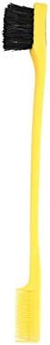 7 inches Smooth Gentle Hair Brush Gel Edge Control Natural Look Polish Hair Tool Dual Ended Hair Comb Brush Dual-use hair brush
