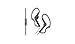 Sony MDRAS210AP/B Sports, Splashproof, Smartphone-Compatible, Wired, Earbuds - Black