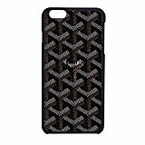 Goyard White Case / Color Black Rubber / Device iPhone 6/6s