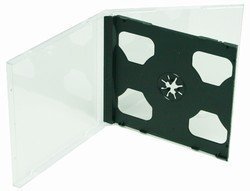 10 STANDARD Black Double CD Jewel Case by mediaxpo