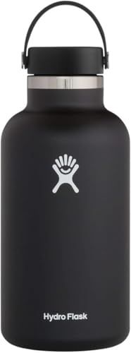 HYDRO FLASK - Trinkflasche 1893ml (64oz) mit Flex Deckel - Vakuumisolierte, Wiederverwendbare Trinkflasche aus Edelstahl - Auslaufsicherer Deckel - He