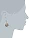 1928 Jewelry Two-Tone Vine Filigree Layer Teardrop Earrings