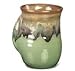 Clay in Motion Handwarmer Mug - Mountain Meadows - Right Handed,Blue,14oz.