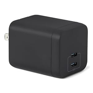 Amazonベーシック 急速充電器 USB-C 65W 2ポート Nano GaN PD 3.1 ブラック