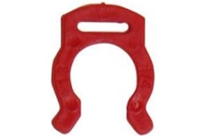 John Guest Acetal Copolymer Tube Fitting Locking Clip for 1/4" Tube OD (PIC1808R) (Pack of 10)