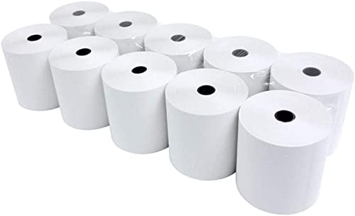 Thermal Paper Till Rolls 100 Rolls 57mm x 36mm x 15m Register Paper Rolls Machine Receipt Paper Rolls for Credit Card PDQ Machines