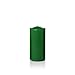 Yummi 3" x 6" Hunter Green Round Pillar Candles - 3 per Pack primary