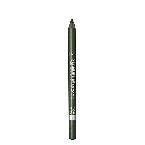 Rimmel London Matita Occhi Waterproof ScandalEyes - Kohl Kajal Verde, 006 Green