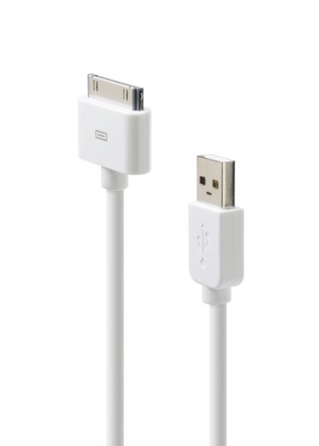 Belkin USB Charger & Sync Cable for Apple iPod (White)