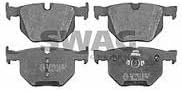 SWAG Disc Brake Pad Set Rear Axle compatible with 5 E64 E63 E61 E60 Wagon 34216763043