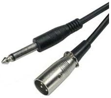 100 ft. 3P XLR Plug to 1/4 inch Mono Plug Cable