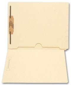 End Tab Full Pocket Folder 11 pt 1 Fastener - Thumbnail 2