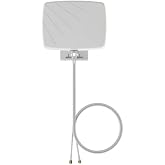 Parsec Technologies, Inc. Labrador 5G Antenna 2 Cellular, 15' White Cables, SMA connectors, Variable Mount