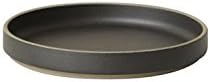 Hasami Porcelain Plate (Lid) Set of 2 Black 5.2/3 x 7/8 (HPB002)