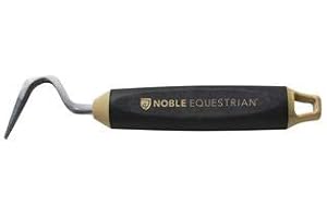 NOBLE EQUESTRIAN Noble Outfitters Bud's Hoof Pick, One Size, Black and Tan