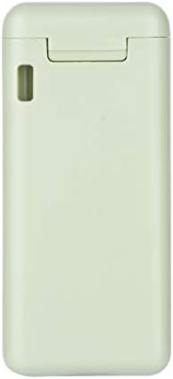 Qiuliguo Collapsible Drinking Straws Reusable Stainless Steel Straws Portable Travel Foldable Straw for Outdoors / Household Green