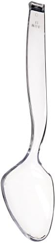 CaterLine Heavyweight Plastic Serving Spoon, 9-Inch, Clear (144-Count)
