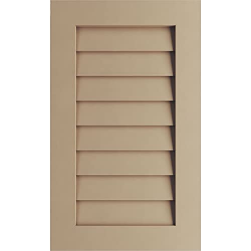 Ekena Millwork GVURVE34X39DSMPR Timberthane Rustic Smooth Vertical Faux Wood No…