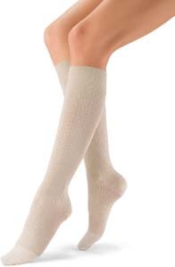 BSN Medical 120205 Jobst Sock, Knee High, Brocade, Closed Toe, 15-20 mmHG, Small, Black