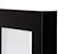 Golden State Art, 4x6 Double Picture Frame Vertical Hinged Photo Frame 2 Opening Folding Family Frames Collage, with Real Glass (4x6, Black, 1-Pack)