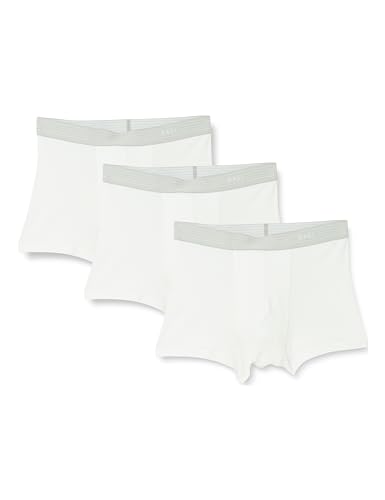 Dagi Men's White 3 Pack Slim Fit Boxer, White,M