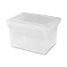 Lorell LLR68925 Letter/Legal Plastic File Box, 1 EA