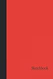Sketchbook: Color Duo (Red and Black) 6x9 - BLANK JOURNAL WITH NO LINES - Journal notebook with unli by Premise Content