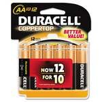 Duracell Duralock Copper Top Alkaline Aa Batteries - 12 Pack