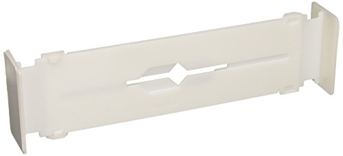 Whitmor Adjustable Drawer Dividers - Drawer Organizers - White (Set of 2)