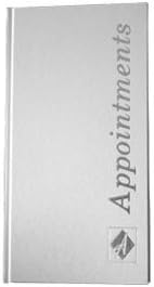 Agenda Appointment Book Beauty 3 Column Assistant - White