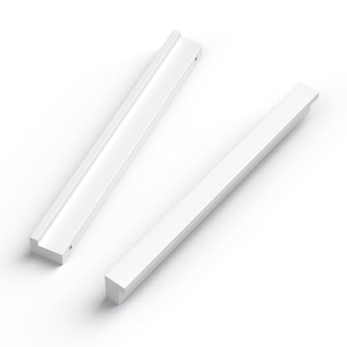 LONTAN 10 x White Handles for Kitchen Cabinets and Cabinets - 160 mm