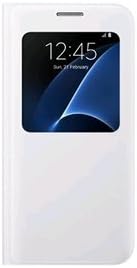 Baba Wireless S View Flip Cover for Samsung Galaxy S7 - White