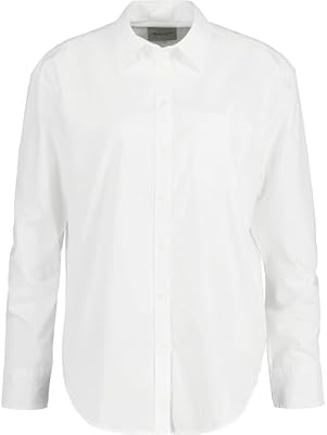 REL Poplin - Camiseta clásica para Mujer, Color Blanco, Blanco, 40