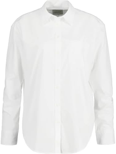 REL Poplin - T-shirt Clássica para Mulheres, Branca, Branca, 40