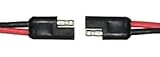 Coast PTQDBL-12-1 2 Pin Quick Disconnect Wire Harness SAE Connector Bullet Lead Cable (14 AWG)