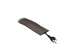 Legrand - Wiremold CDB-15 Corduct Overfloor Cord Protector- Rubber Duct Floor Cord Cover, Brown, 15 Feet (180 Inches)