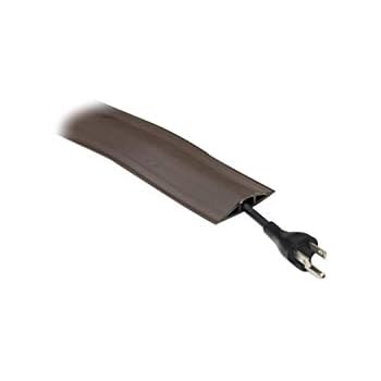 Legrand - Wiremold CDB-15 Corduct Overfloor Cord Protector-Rubber Duct Floor Cord Cover, Brown, 15 Feet (180 Inches)
