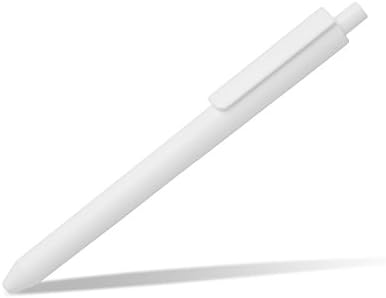 Swiss Made Matte White Chalk Premec Award Winning Ballpoint Pen 1.5 Mile Writing Ink With Floating Ball Technology