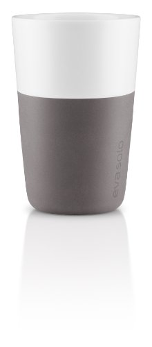 Eva Solo 360ml Cafe Latte Tumblers, Elephant Gray, Set of 2