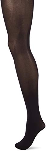 HUE Womens High Waist With Control Top Tights, Black, 1 US
