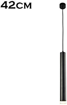 ZHZR Minimalist Chandelier Modern Black/white Cylindrical Long Tube Pendant Light Ceiling Lighting Restaurant Living Room Theme Restaurant Bar Cafe LED/COB Light Source