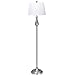 Tangkula 3 Pack Lamp Set, Vintage Style Metal Base Floor Lamp and Table Lamps Set for Home Living Room Bedroom, UL Certificate, 3-Piece Lamp Set, Nickel Finish (Nickel)