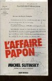 L'affaire Papon (French Edition) by Michel Slitinsky (Paperback)