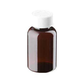 UnoPac Ready Capped Round Tablet Bottles - 75ml (PET Plastic) - Suitable for Tablets or Liquids