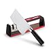 INNIFI Knife Sharpener, 3 Stage Diamond Coated Sharpening Wheel System for Straight & Serrated Knives