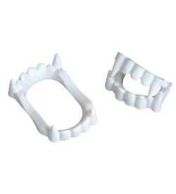 White Fangs - White Fangs For Vampire Or Wolverine Costume - Image 3