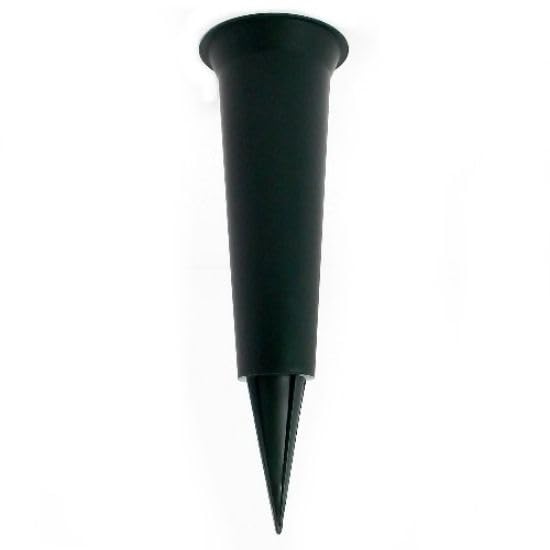 Special Graveside Memorial Grave Spiked Flower Vase In Loving Memory Special Memorial Vase for Graves - Plastic Cemetery Flower Holder with Spike, (2, Plain Green)