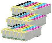 Odyssey Supplies® - Compatible Ink Cartridges For Epson Stylus Photo R200, R220, R300, R320, R340, RX500, RX600, RX620, RX640, T0481 Black, T0482 Cyan, T0483 Magenta, T0484 Yellow, T0485 Light Cyan, T0486 Light Magenta (18 pack)